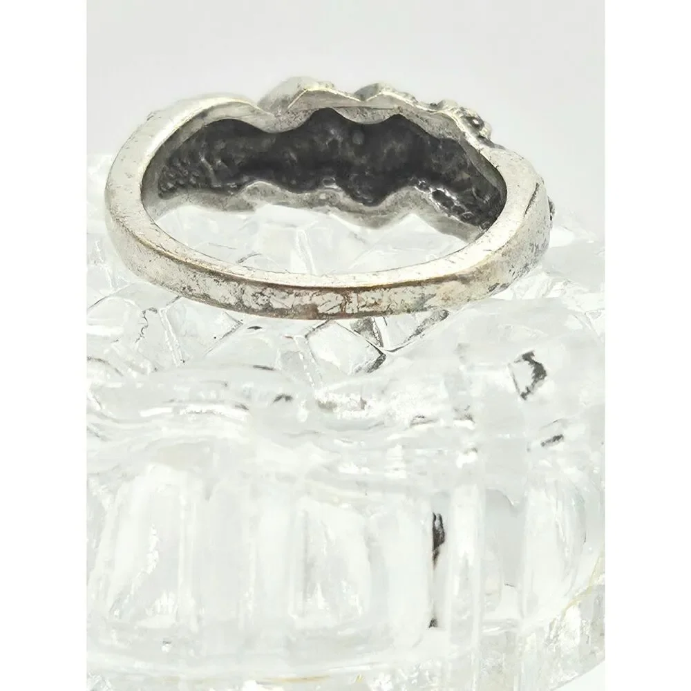 Vintage Silver Marcasite Shrimp Ring